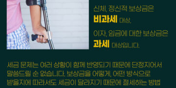 미국 교통사고 보상금, 보상금 종류에 따라 과세 대상이 달라진다