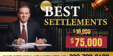 천불대 합의금 소송 후 7만 5천달러 교통사고 보상금 승소