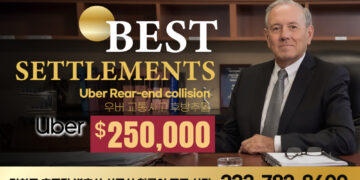 우버 운전자 후방추돌사고 UM/UIM으로 25만불 보상